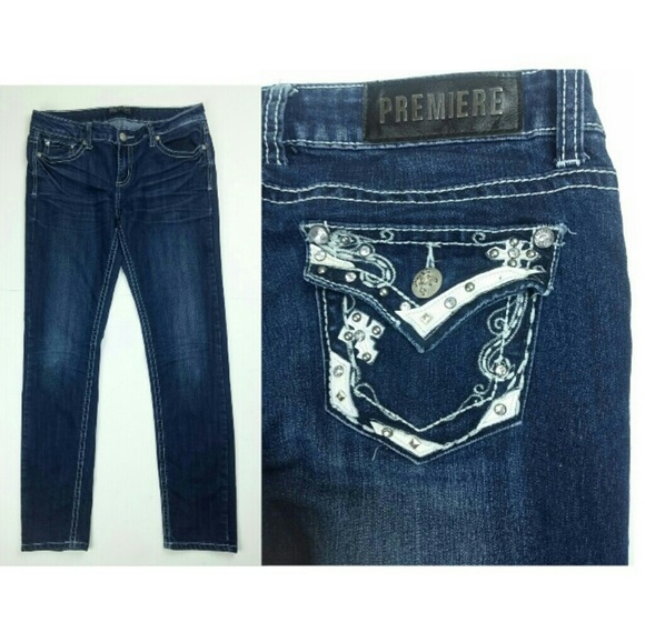 Rue21 Denim - Rue 21 Premiere 9/10 R Jeans Rhinestones Skinny
